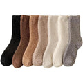 3 Pair Ultra-Plush Fleece Fuzzy Socks – Premium Winter Crew Socks