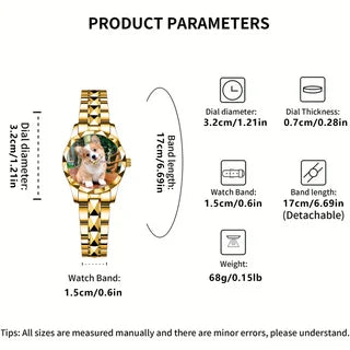 Custom Photo Personalized Luxury Engraved  Watch – Women's Bracelet Watches