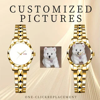 Custom Photo Personalized Luxury Engraved  Watch – Women's Bracelet Watches